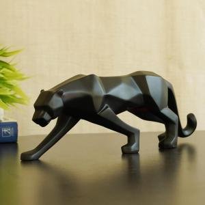 Black Panther Sculpture Figurine Handicraft Home Desk Décor