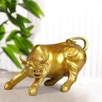 Décor Twist Wall Street Golden Bull Statue