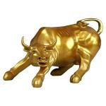 Décor Twist Wall Street Golden Bull Statue