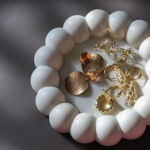 Combo 1 - round bubble tray + Lotus Candle Holder