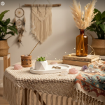 Combo 6 - Trinket tray + hexagon Candle Holder