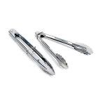 Japanese Steel Momo Utility Tong, Silver (Pack of 2)