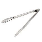 Japanese Steel Momo Utility Tong, Silver (Pack of 2)
