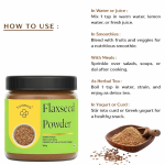 Ground Flaxseed Powder 150g (Alsi Powder) | High Omega 3 & Fiber for Digestion, Heart & Weight Loss | Trustmeds
