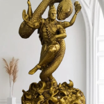 VIBHSA Dashboard Resin Mystical Shiva Idol Home Decor Item Mystical Shiva Murti Statue