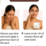 Rice Face Pack | Skin Brightening & Pore Tightening | With Rice Extract, Aloe Vera & Multani Mitti For Clear & Glowing Skin