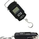 Portable Electronic Scale Digital LCD Pocket Weighing Hanging Scale For Home, Office & Travel Luggage Weighing Scale (Black)
