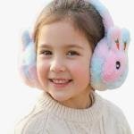 STYLISH SOFT AND WARM WINTER EARMUFF FOR KIDS GIRLS AND WOMEN MULTICOLOUR PACK OF 1