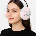 STYLISH SOFT AND WARM WINTER EARMUFF FOR KIDS GIRLS AND WOMEN MULTICOLOUR PACK OF 1