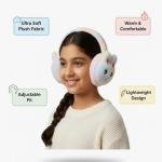 STYLISH SOFT AND WARM WINTER EARMUFF FOR KIDS GIRLS AND WOMEN MULTICOLOUR PACK OF 1