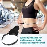 Body Measuring Tape with Lock Pin & Retractable Push Button | Fitness, Weight Loss, Tailor, Sewing, Handcrafts – Portable & Accurate Tape Measure