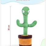 Electronic Dancing Cactus Toy with Lighting, Singing Cactus