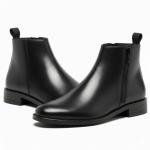 Latest Stylish Men's Black Chelsea Boots | Faux Leather Slip-On Ankle Boots | Comfortable Casual & Formal Footwear for Men & Boys
