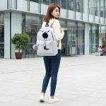 Latest Trendy Women’s Pink Backpack | Lightweight & Durable PU Leather School/College Bag | Adjustable Straps with Dual Handles