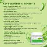 Yogarveda Aloevera Gel For Skin And Hair Smoothing Non Sticky Paraben Free 200G