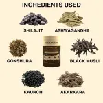 Yogarveda Ayurvedic Shilajit Gummies 70% Fulvic Acid 60 Gummies (60 Tablets)” Pack of 3