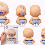 Baby Arrival Foil Balloon Pink & Blue (pack of 1)