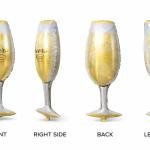 Cheers Bottle Foil Balloon(pack of 1)