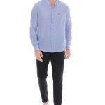 Light Blue Slim Fit Casual Shirt