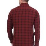 Winter Wear Woolen Solid Full Sleeves Regular Fit Formal Shirt for Men