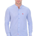 Sky Blue Slim Fit Casual Shirt