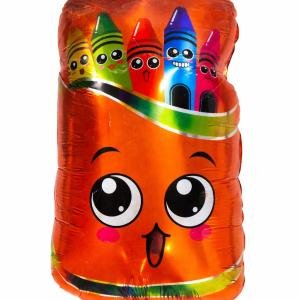 School Foil Balloons/School Bag Foil/Crayon Foil(pack of 1)