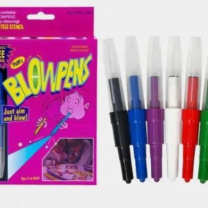 Magical Coloring Blow Pens for Kids, Spray Blow Marker Sketch Pen for Kids