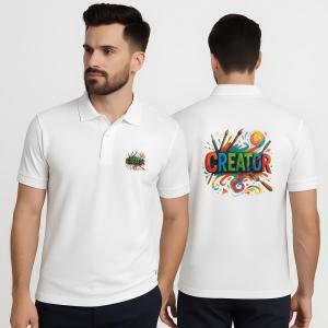 Binayak Men's Regular Fit Creator  Printed Half Sleeves