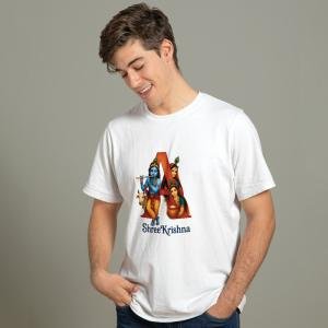 BINAYAK Cotton Regular Fit Printed White