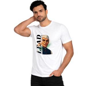 Binayak Cotton Regular Fit Printed White