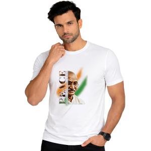 Binayak Cotton Regular Fit Printed White