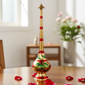 Brass Rosewater Sprinkler Gulab Pash – Decorative Ritual Item
