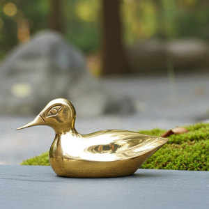 Brass Showpiece Duck Statue