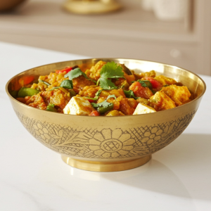 Brass Bowl Katora Embose Medium