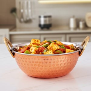 Copper Steel & Brass Kadai No. 2