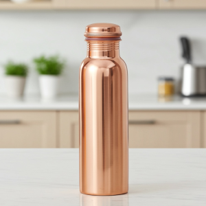 Pure Copper Water Bottle 900 ML | Leakproof Ayurvedic Drinking Bottle
