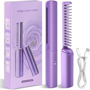 Rechargeable Mini Hair Straightener Cordless Brush Usb Interface Rechargeable Mini Hair Straightener