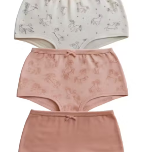 Girls Panty Pack Of 3 Soft Cotton Girls Panty Girls Hipster Shorts Daily Wear Girls Underwear
