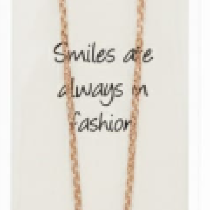 Gold-Plated Chain Necklace with Blue Glitter Butterfly Pendant ✅