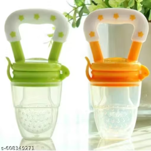 Pack of 2 Baby Fruit & Food Feeder Silicone Feeding Pacifier for Kids