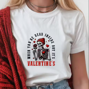 Printed White Cotton T-Shirt for Women