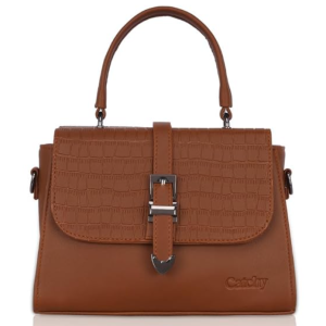 Catchy Everyday use Sling Bag |Women's Crocodile Print with Front Zipper & Handle Perfect for Work or Casual Wear