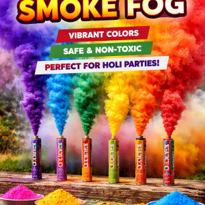 Stick Scented Colourful Smoke Bomb For Holi, Photography Holi Colour Powder Pack of 1