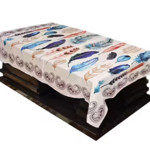 Beautiful blue leaf Table Cover