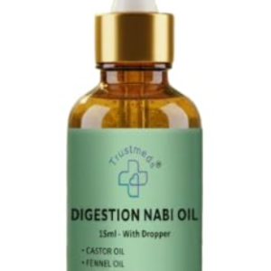 Digestion Nabhi Oil (15ml) - 100% Cold Pressed Belly Button Oil for Bloating & Gas Relief | Infused with Hing, Ajwain & Ginger