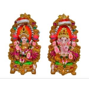 Laxmi Ganesh Idol – 38 cm | Diwali Pooja Room Décor