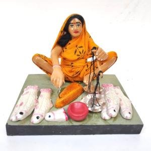 Traditional Krishnanagar Golu Decorative Doll Set
