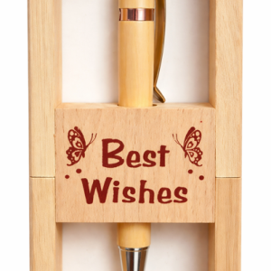 Wooden pen with Stand