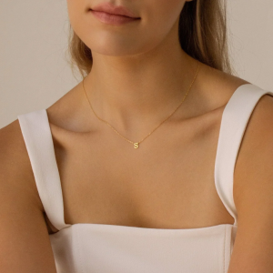 Personalized Alice Dainty Initial Necklace
