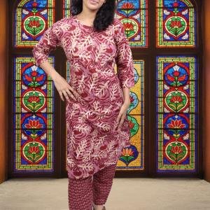 PickCell Printed Kutri with Pyjama